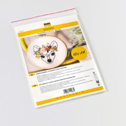 Vlieseline Solufix – 10 Blatt A4 – selbstklebendes, auswaschbares Stickvlies