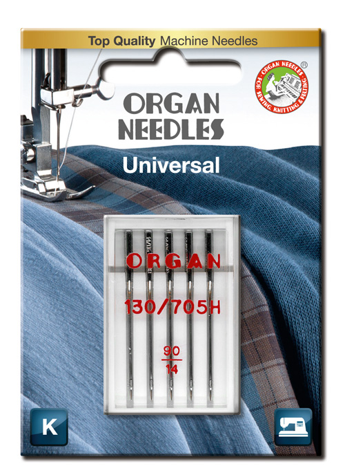 Organ Needles Nähmaschinennadeln 130/705 Universal 90