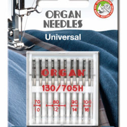 10 Organ Needles Nähmaschinennadeln 130/705 Universal 70 bis 100