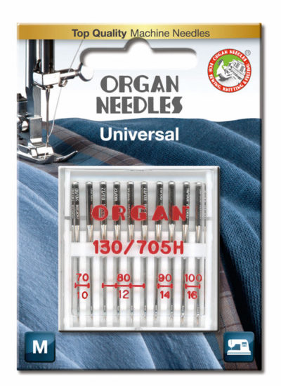 10 Organ Needles Nähmaschinennadeln 130/705 Universal 70 bis 100