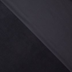 Feincord 16W – edler Baumwollcord in Schwarz