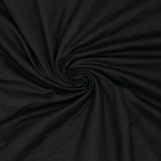 Baumwoll-Canvas „Schwarz“ – natürlicher, robuster Stoff für kreative Projekte