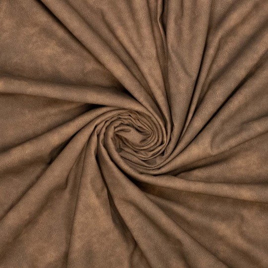 Vegan Leather „Washed Brown“ – weiches Kunstleder im warmen Vintage-Look