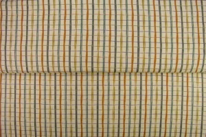 Baumwolljersey „Sunny Checks“ – kariert in Beige-Gelb | Meterware