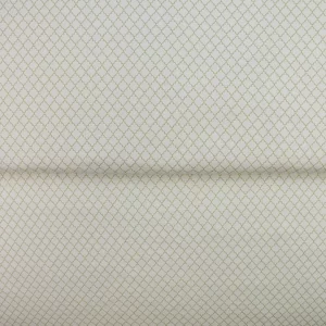 ???? Baumwolljersey „Green Lattice“ – zartes Rautenmuster in Hellbeige
