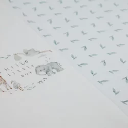 Jersey Panel – „Forest Friends“ – 140 × 50 cm – für Babys & Kleinkinder