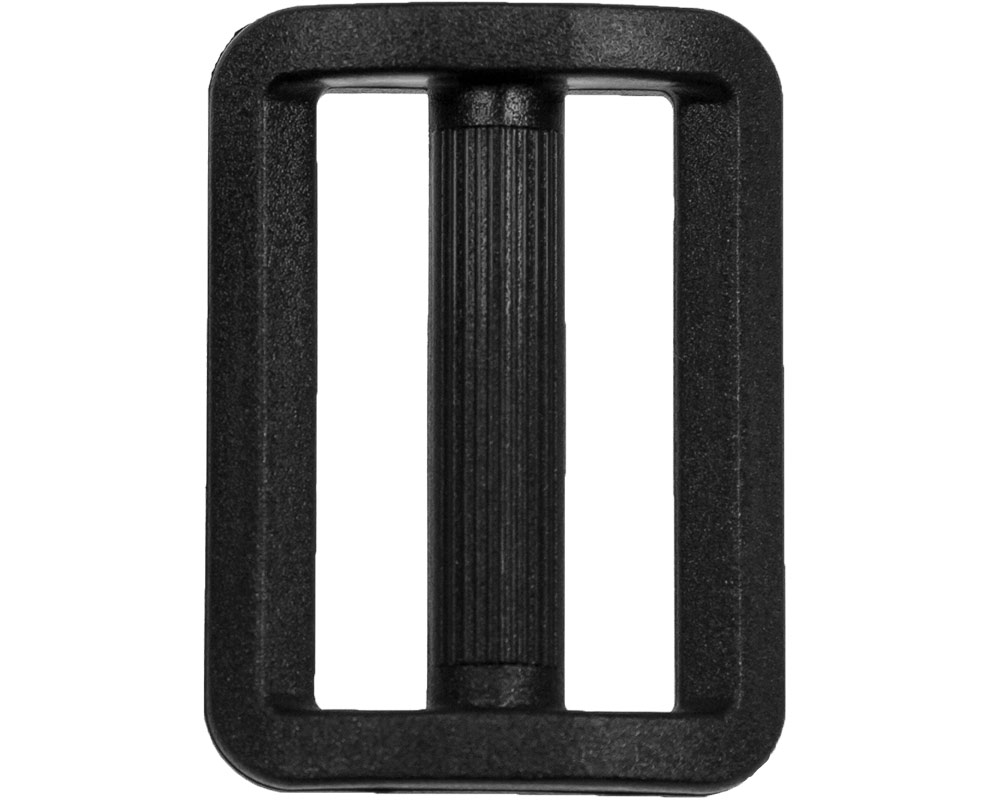 Leiterschnallen KST 40 mm – Gurtversteller / Kunststoffschließe schwarz, 2 Stück