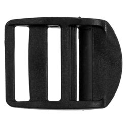 Klemm-Leiterschnallen Kunststoff 30 mm – 2 Stück schwarz