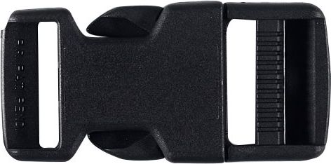 Steckschnalle KST 25mm schwarz