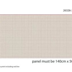 Jersey Panel „Glückliche Werkzeuge – Sand“ – 140 × 50 cm