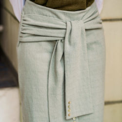 Fibre Mood FM41410119 – Woven Cotton Crepe „Aqua Sea“