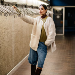 Fibre Mood FM416109 – Knit Hairy Bouclé (Creme / Offwhite)