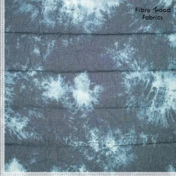 Fibre Mood FM410129 – Woven CO Denim Quilted (Tie-Dye Look)