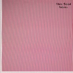 FM435015 woven co poplin stripes bordeaux – Baumwollpopeline mit Streifen
