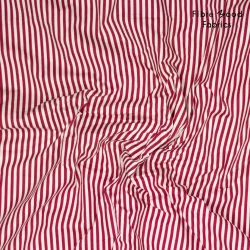 FM435015 woven co poplin stripes bordeaux – Baumwollpopeline mit Streifen