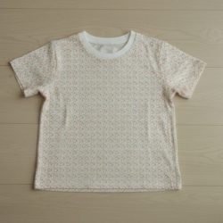 ???? Baumwolljersey „Mini Meadow“ – zarte Blumen auf Creme