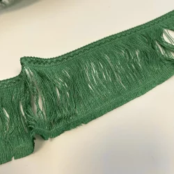 Fransenborte „Emerald Swing“ – 80 mm