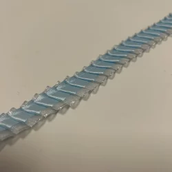 ✨ Rüschenborte „Ice Crystal“ – 15 mm