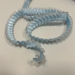 ✨ Rüschenborte „Ice Crystal“ – 15 mm