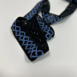 ???? Chenille-Tresse „Midnight Sky“ – 25 mm