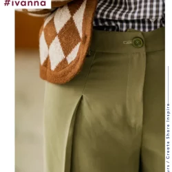 FM792524 – Woven VI/PL Tencel Finished Khaki