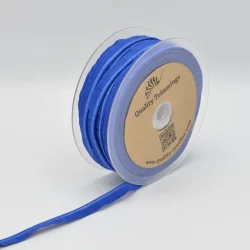 elastisches Paspelband 10mm Kobalt Blau