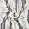 Viskose-Leinen „Nordic Stripes“ – luftiger Streifenstoff in Natur & Blau