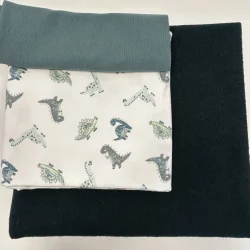 Stoffpaket ???? Walk-Set „Dino Abenteuer“ – für mollig warme Outdoor-Looks
