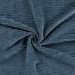 ???? Jersey Cord – Jeansblau