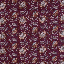 Quilted Baumwollstoff „Terracotta Bloom“ – doppelseitig, gesteppt, 100 % Baumwolle