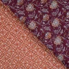 Quilted Baumwollstoff „Terracotta Bloom“ – doppelseitig, gesteppt, 100 % Baumwolle