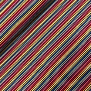 Jersey Stoff Streifen Multicolor – weicher Baumwolljersey mit kräftigen Regenbogenstreifen