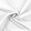 French Terry Uni Weiß – Weicher elastischer Stoff für Pullover, Shirts & Hosen
