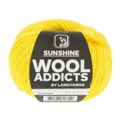 Lang Yarns Wooladdicts Sunshine – 100 % mercerisierte Bio-Baumwolle (50 g)