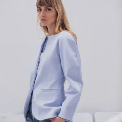 FM791040 – Light Blue Woven CO Twill (Fibre Mood)