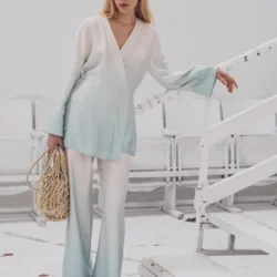 Alternative view of FM922880 – Woven Lyocell Satin Print (Fibre Mood)