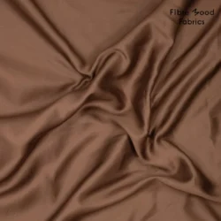 FM792421 – Braun Woven Lyocell Satin (Fibre Mood)