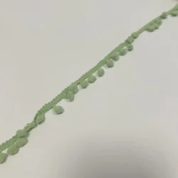 Pompomborte 15 mm – Hellgrün