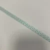 Organzaband 10 mm – Mint mit Punkten (bedruckt)