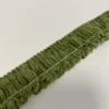 Chenille-Borte 30 mm – Olivgrün
