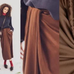 FM792421 – Braun Woven Lyocell Satin (Fibre Mood)