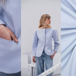 FM791040 – Light Blue Woven CO Twill (Fibre Mood)