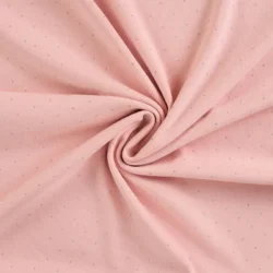 Rippjersey „Sparkle Rose“ – Rosé mit Glitzer