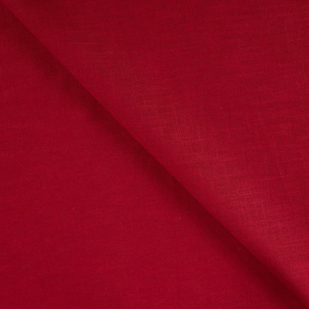 Leinen Fabrizio Dunkel Rot – Bild 2