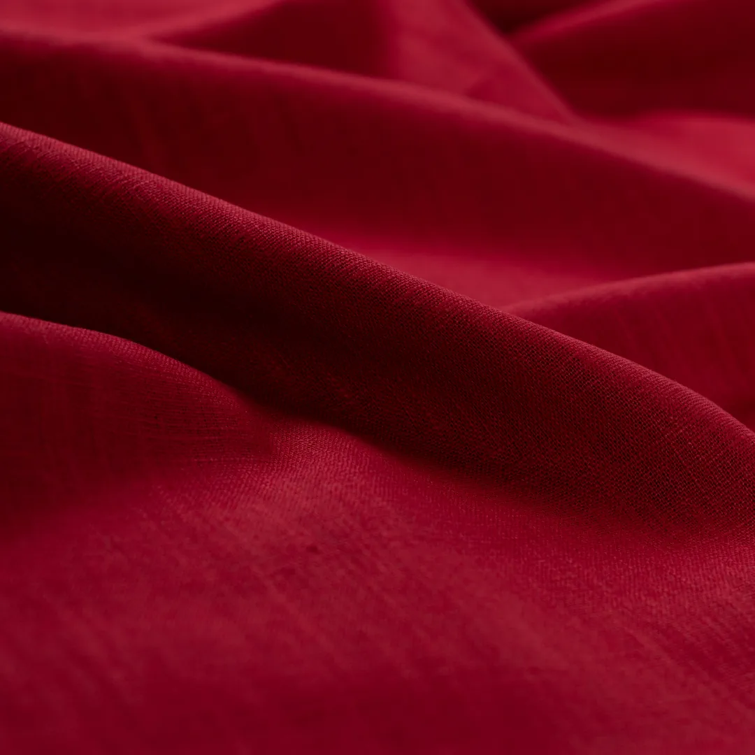 Leinen Fabrizio Dunkel Rot – Bild 4