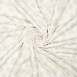 Linen Dots Natural – Viskose-Leinen Jacquard