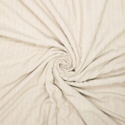 Pinstripe Natural – Viskose-Leinen Streifenstoff