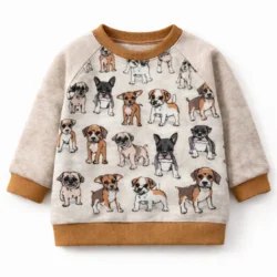 Alternative view of Stoffpaket „Hunde“ – Alpensweat Kombiset