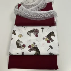 Stoffpaket „Ponyliebe“ – Jersey Kombiset