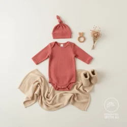 Doubleface Musselin Pink / Rot – weicher Baumwoll-Musselin, doppelseitig